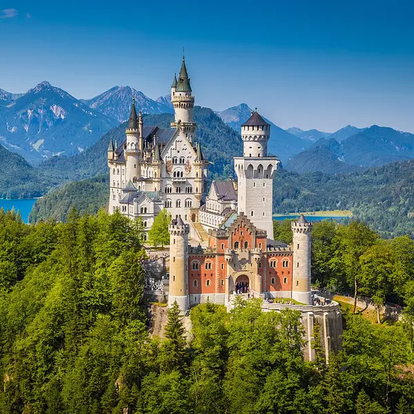 View of King Ludwig's White Castle