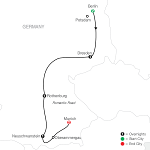German Vista Map
